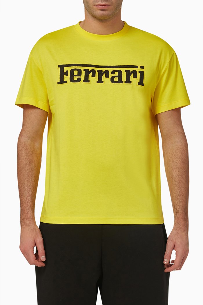 

Logo T-shirt in Organic Cotton, Yellow