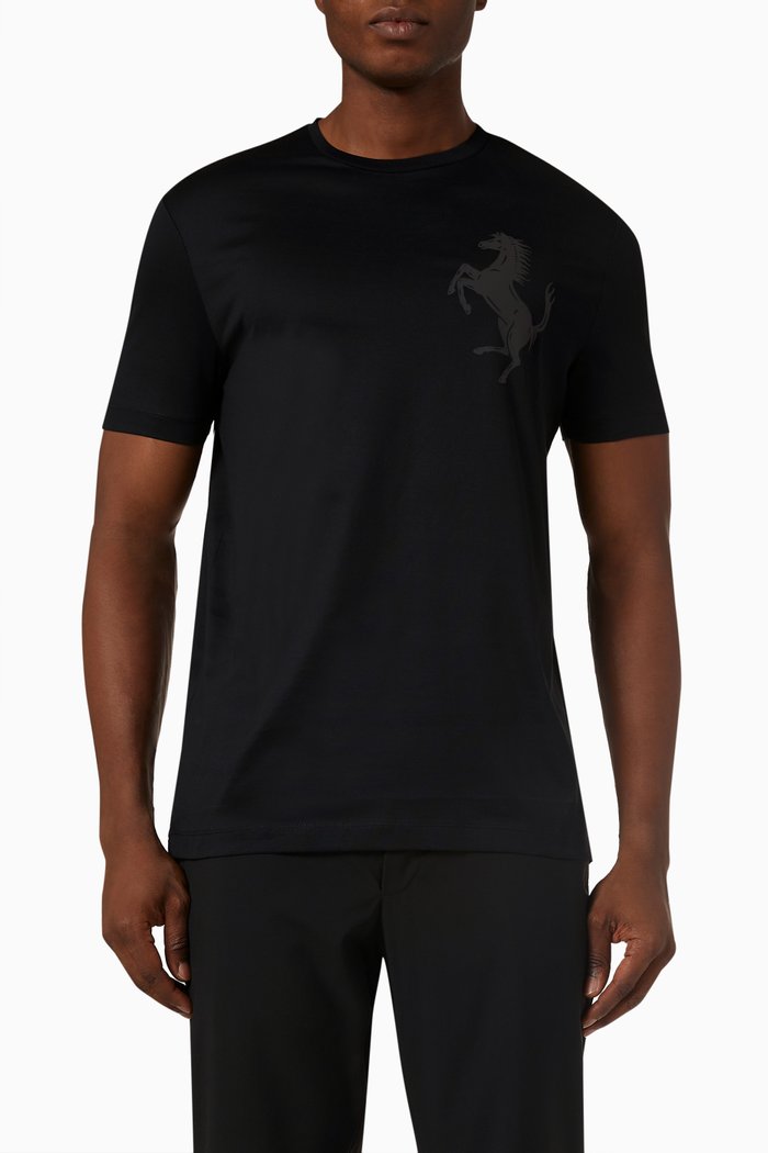 

Logo T-shirt in Cotton Jersey, Black