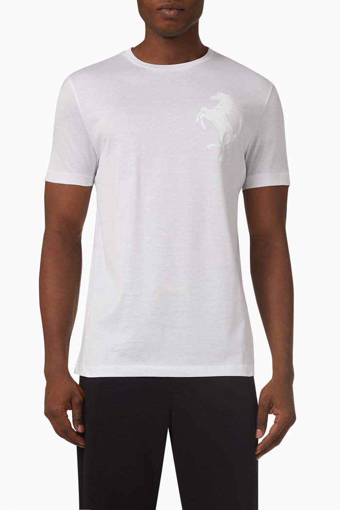 

Logo T-shirt in Cotton Jersey, White