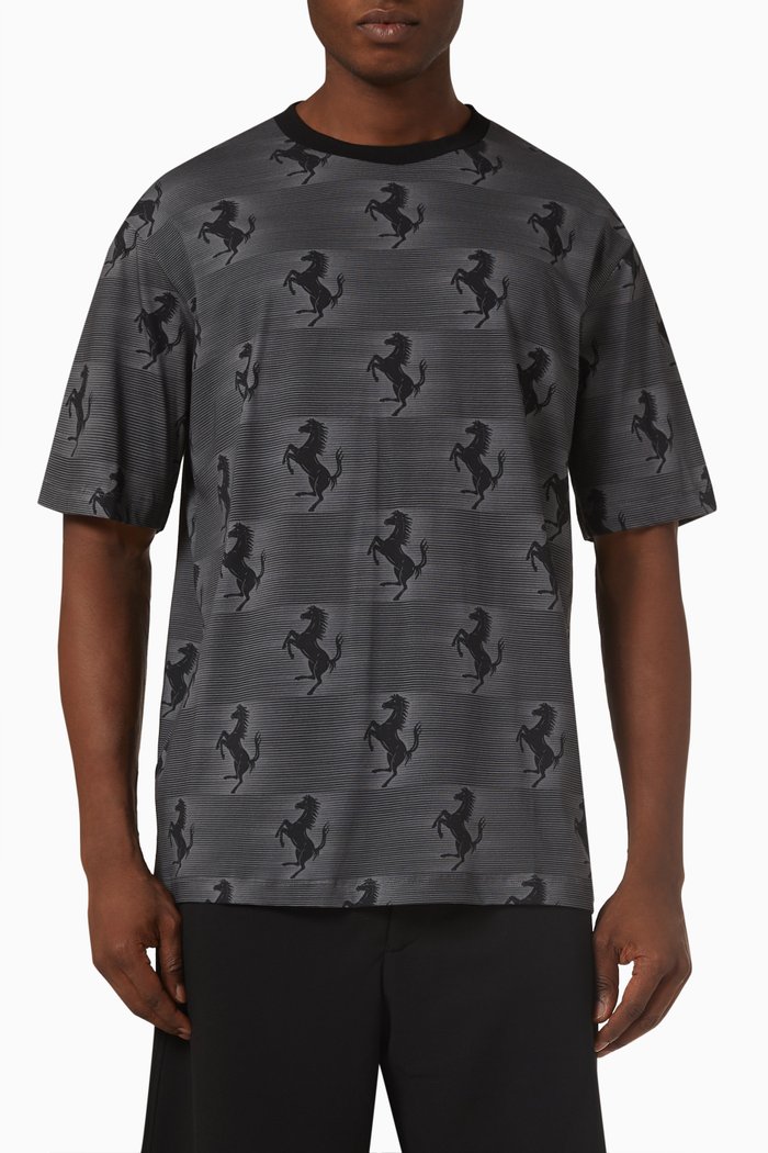 

Logo T-shirt in Organic Cotton, Grey
