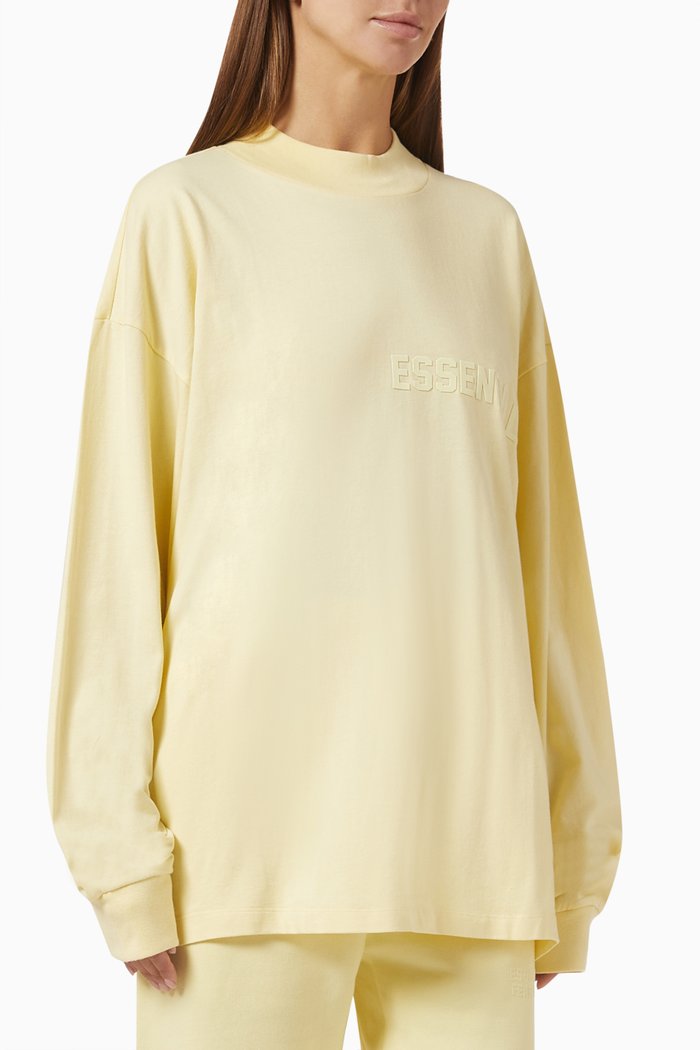 

Core Logo Long-sleeve T-shirt in Jersey, Neutral
