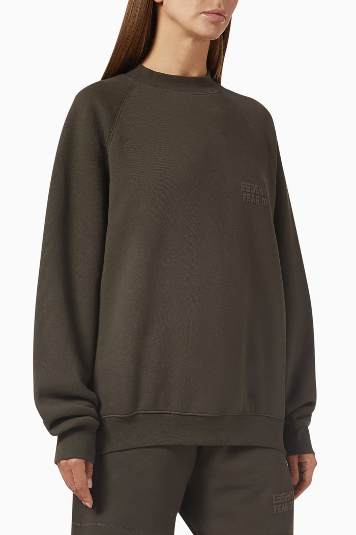 

Core Sweatshirt in Fleece, Black