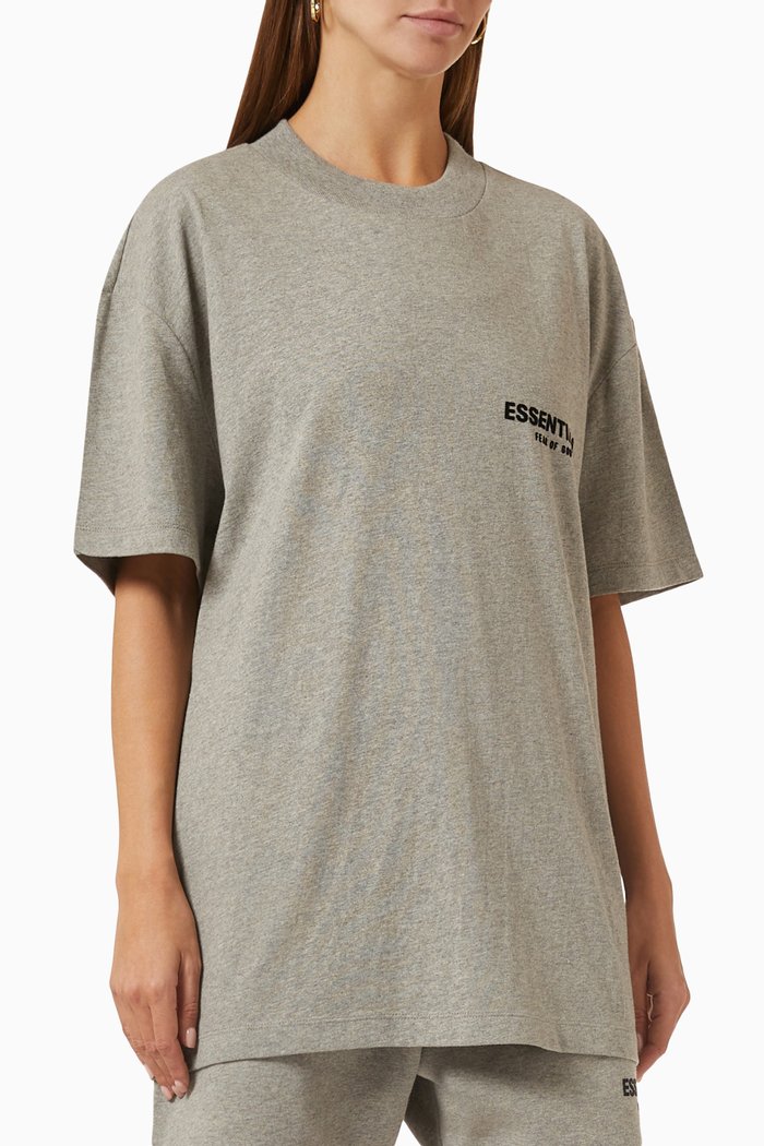 

Essentials T-shirt in Jersey, Grey
