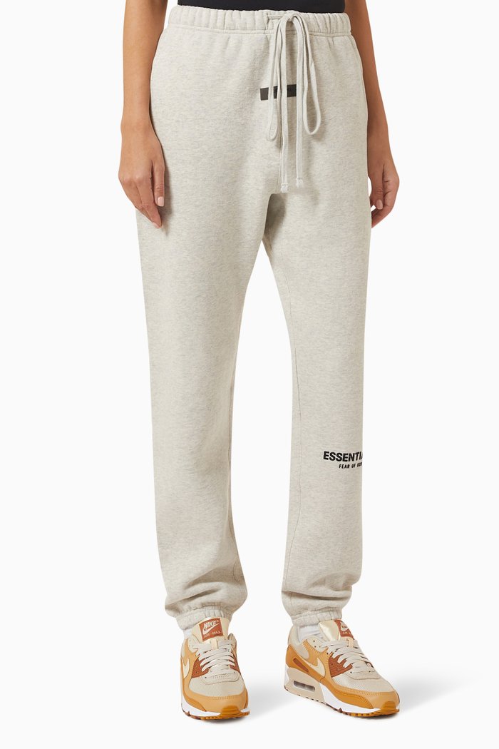Unisex Essentials Sweatpants in Fleece, Grey