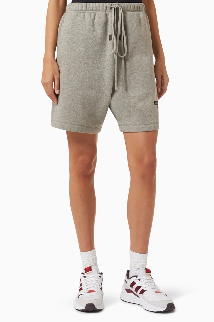 Unisex Essentials Sweatshorts in Fleece, Grey