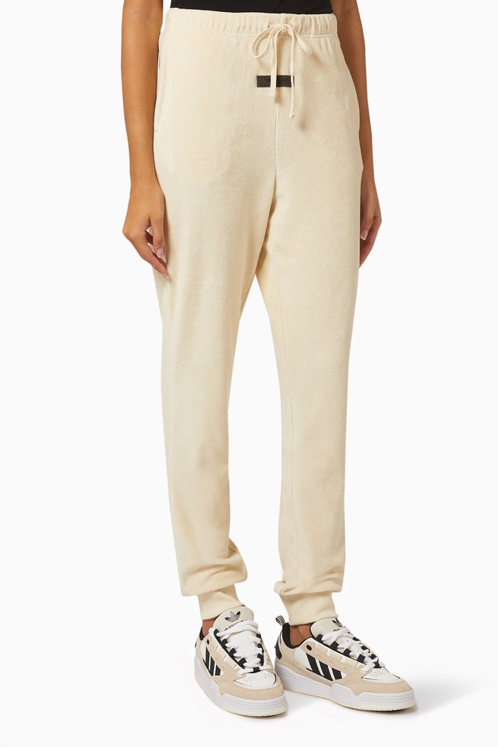 

Unisex Sweatpants in Velour, Neutral