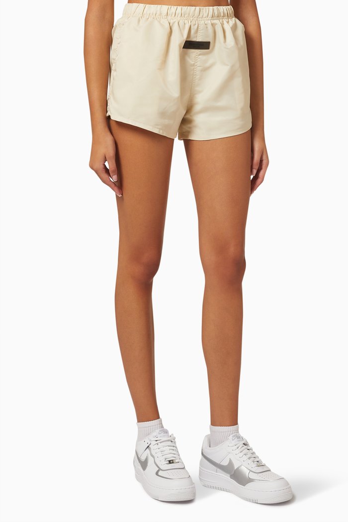 

Essentials Running Shorts in Nylon, Neutral