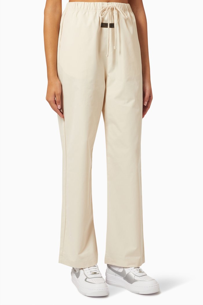 Essentials Pants in Cotton Twill, Neutral