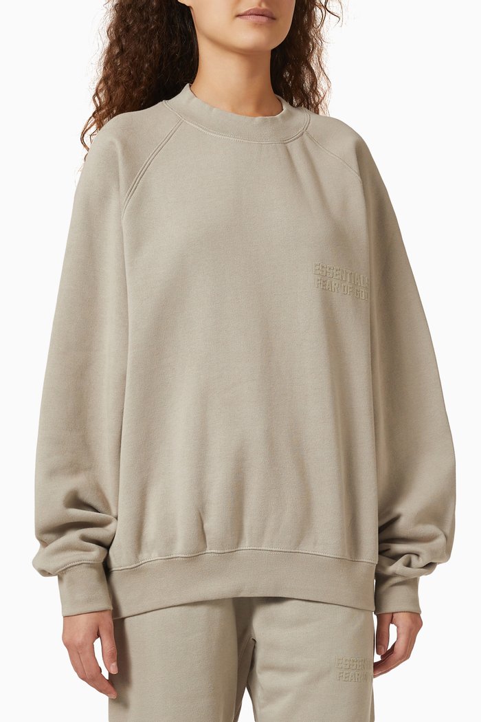 

Unisex Sweatshirt in Fleece, Grey