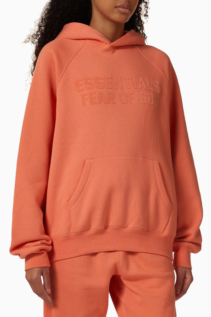 

Unisex Logo Hoodie in Fleece, Pink