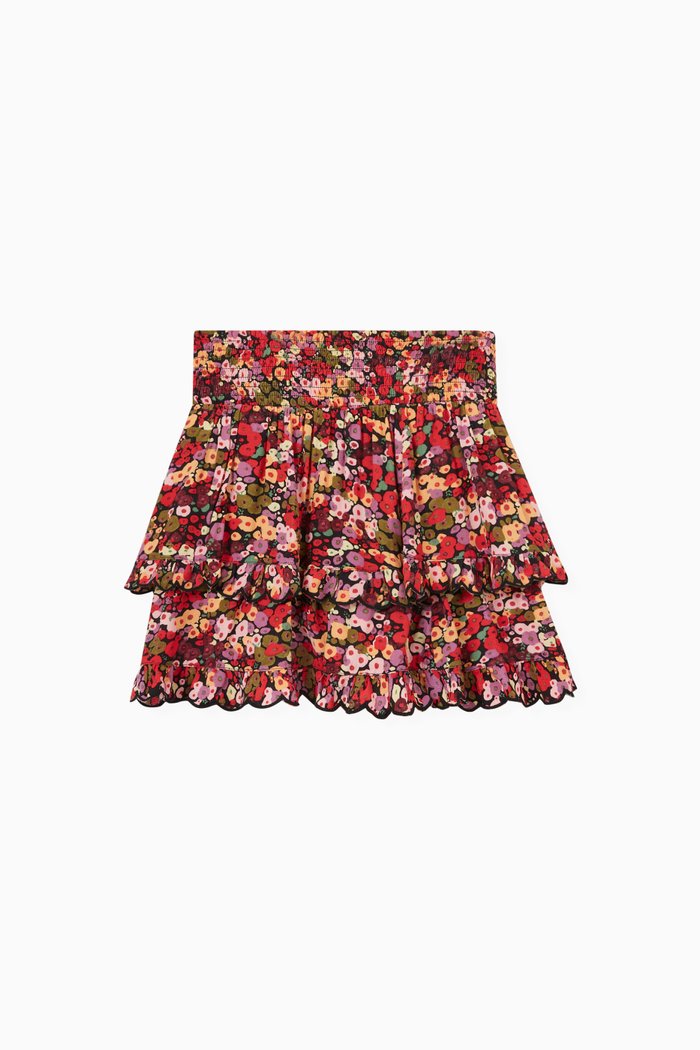 

Floral Print Skirt in Viscose, Multicolour
