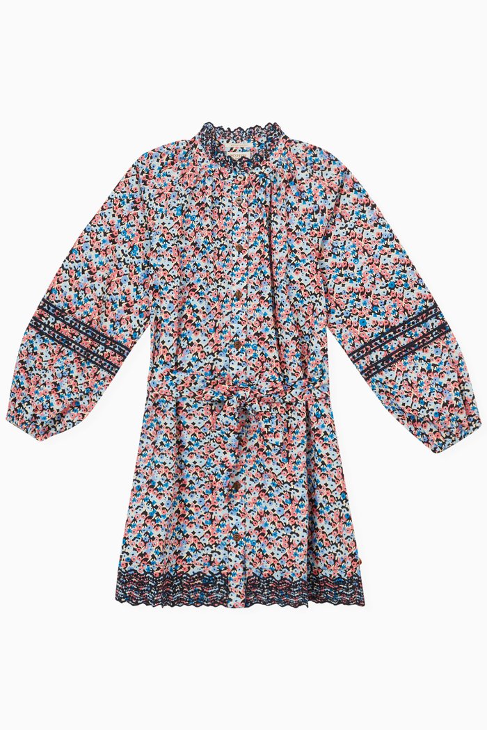 

Floral Print Dress in Organic Cotton, Multicolour