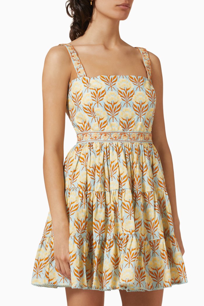 

Lima Mini Dress in Cotton, Multicolour