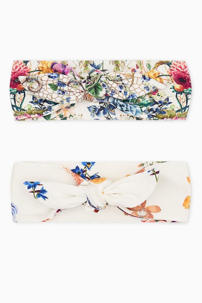 

Queens Bee Hive Headband Set in Cotton Jersey, Multicolour