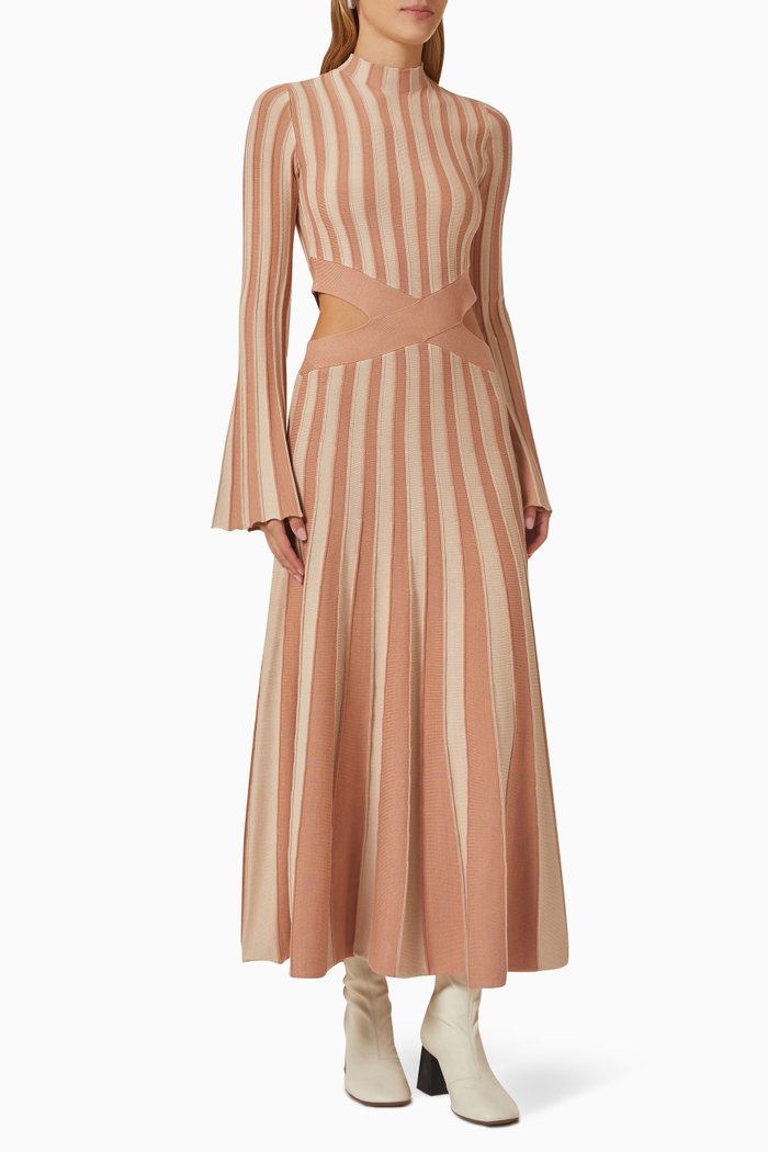 

Aspen Maxi Dress in Viscose Jersey, Pink