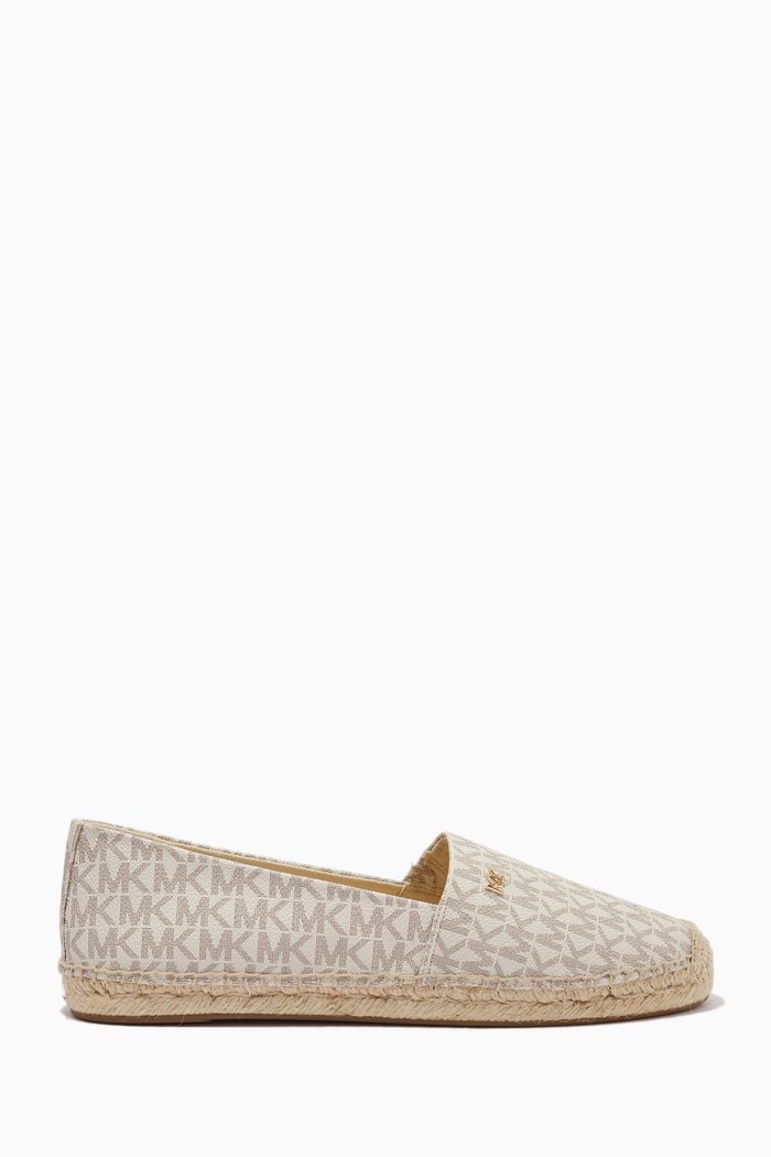 

Kendrick Espadrilles in Logo Canvas, White