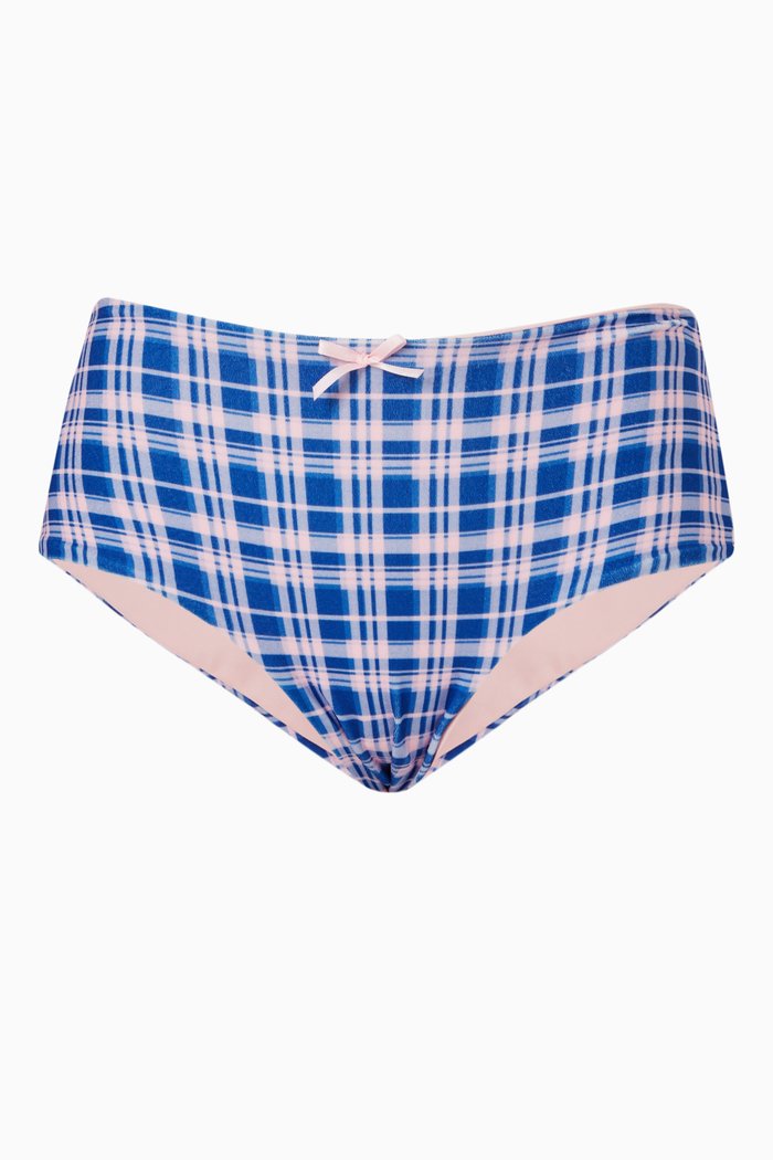 

x Gigi Hadid Lisa Bikini Bottoms in Terry, Blue