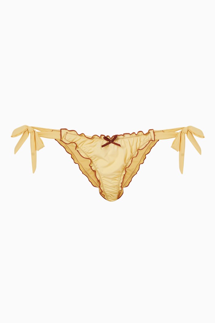 

x Gigi Hadid Colby Bikini Bottoms, Gold