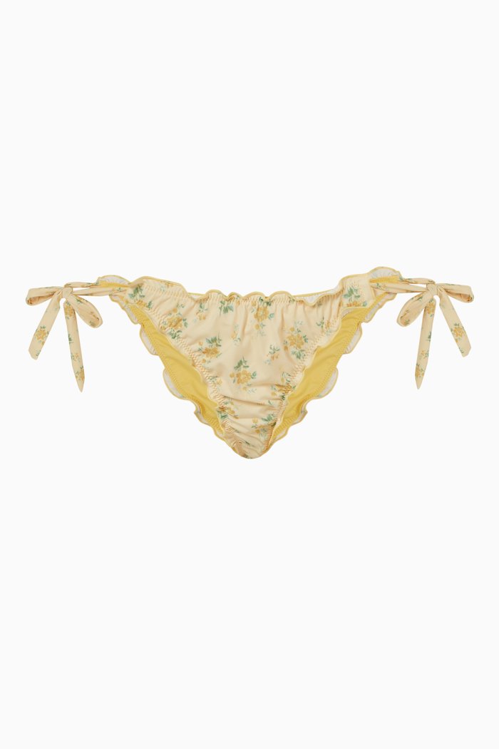 

x Gigi Hadid Colby Floral Bikini Bottoms, Yellow