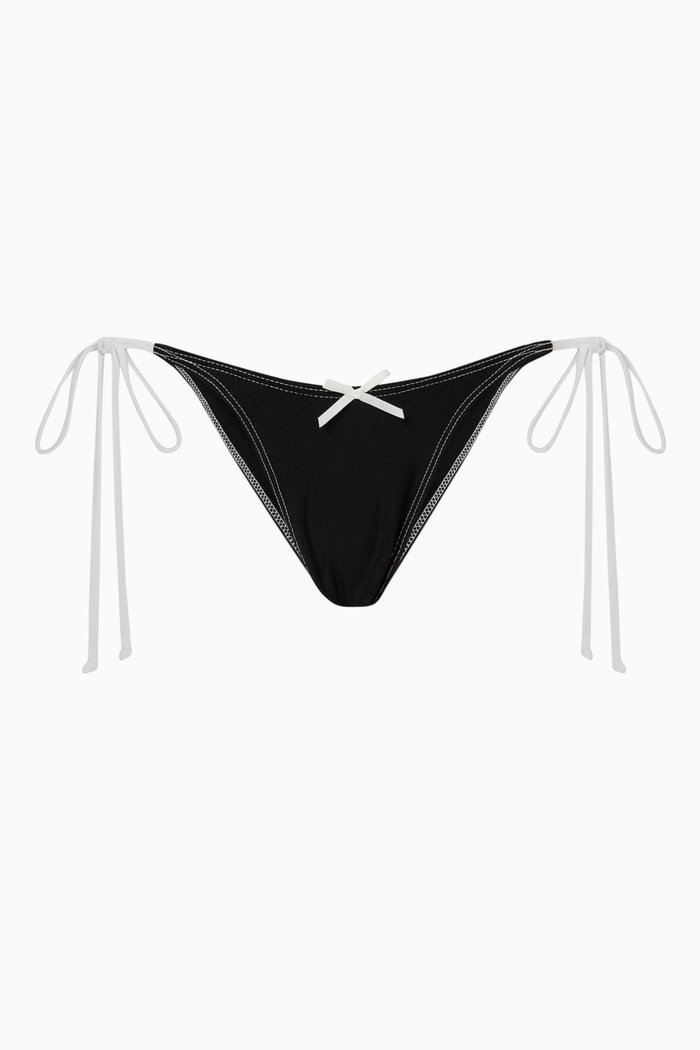 

x Gigi Hadid Mackenzie Bikini Bottoms, Black