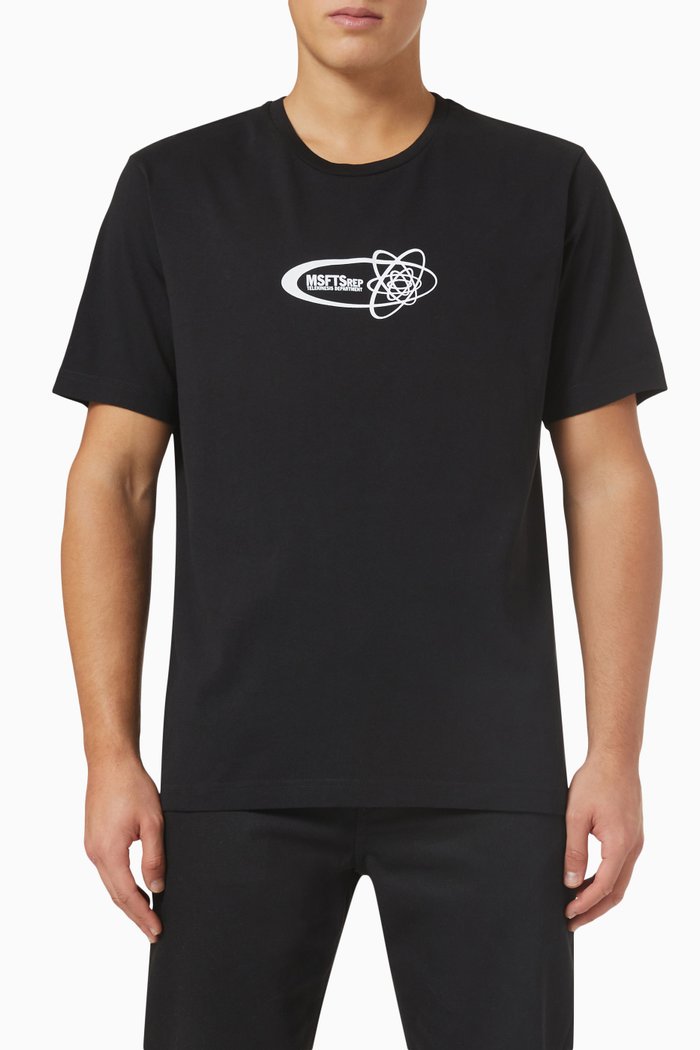 

Telekinesis Regular Fit T-shirt in Cotton-jersey, Black
