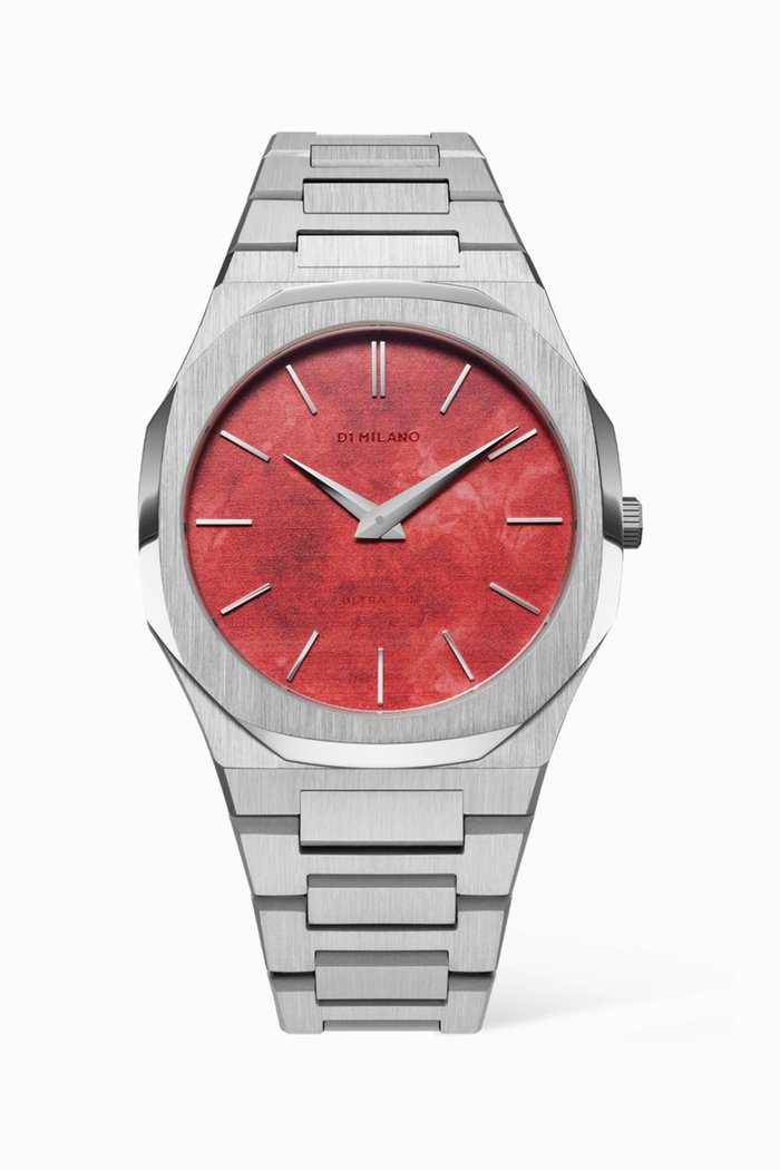 

Ultra Thin Bracelet Watch, 40mm, Silver