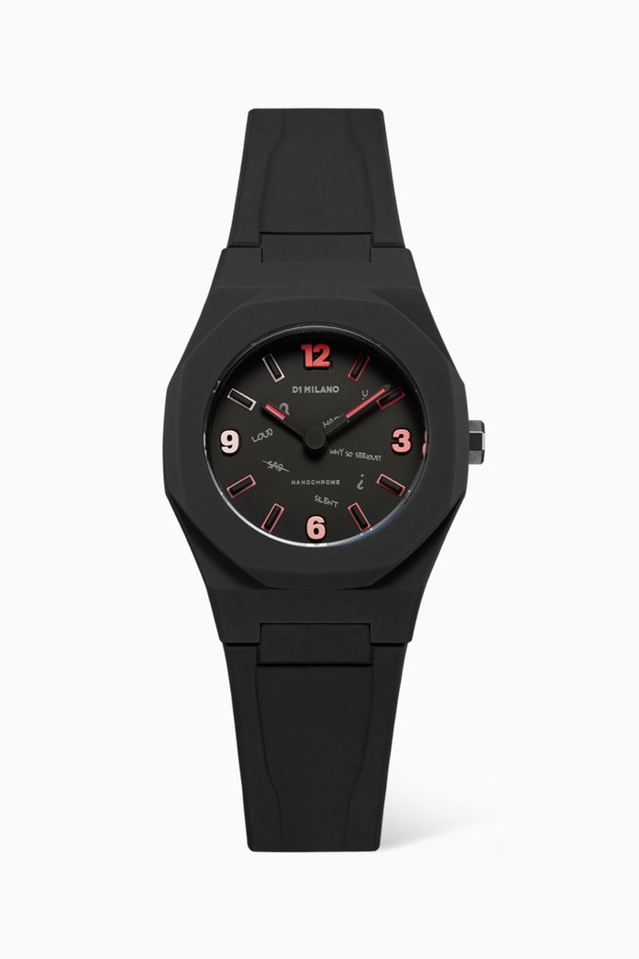 

Nanochrome N-Attitude Watch in Rubber, 32mm, Black