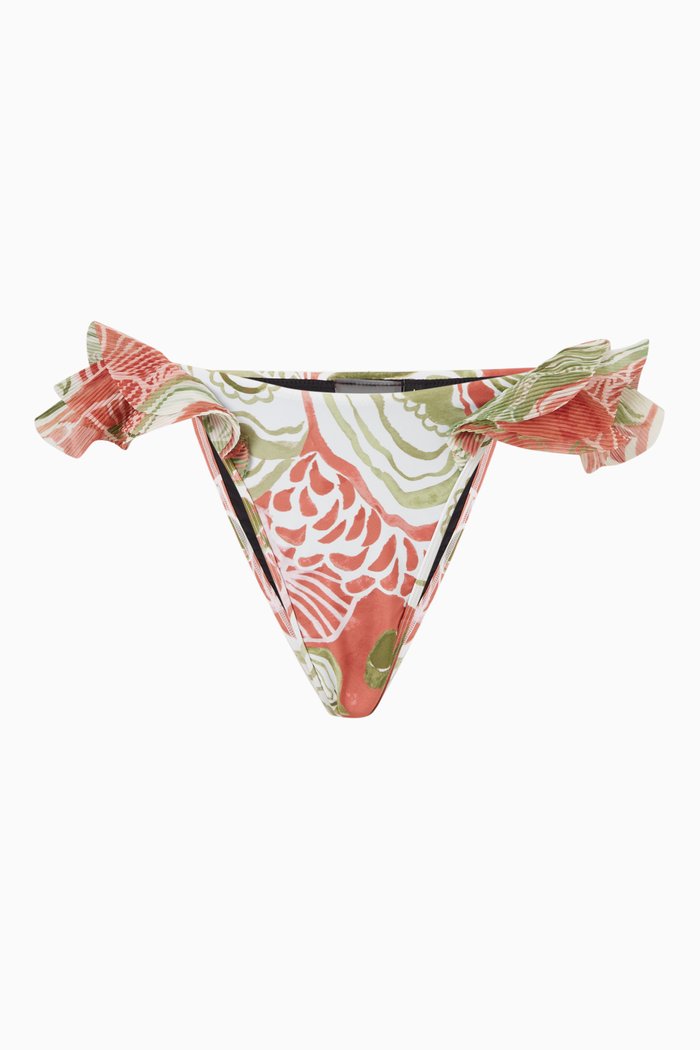 

Salama Bikini Bottoms in Stretch Matte Nylon, Multicolour