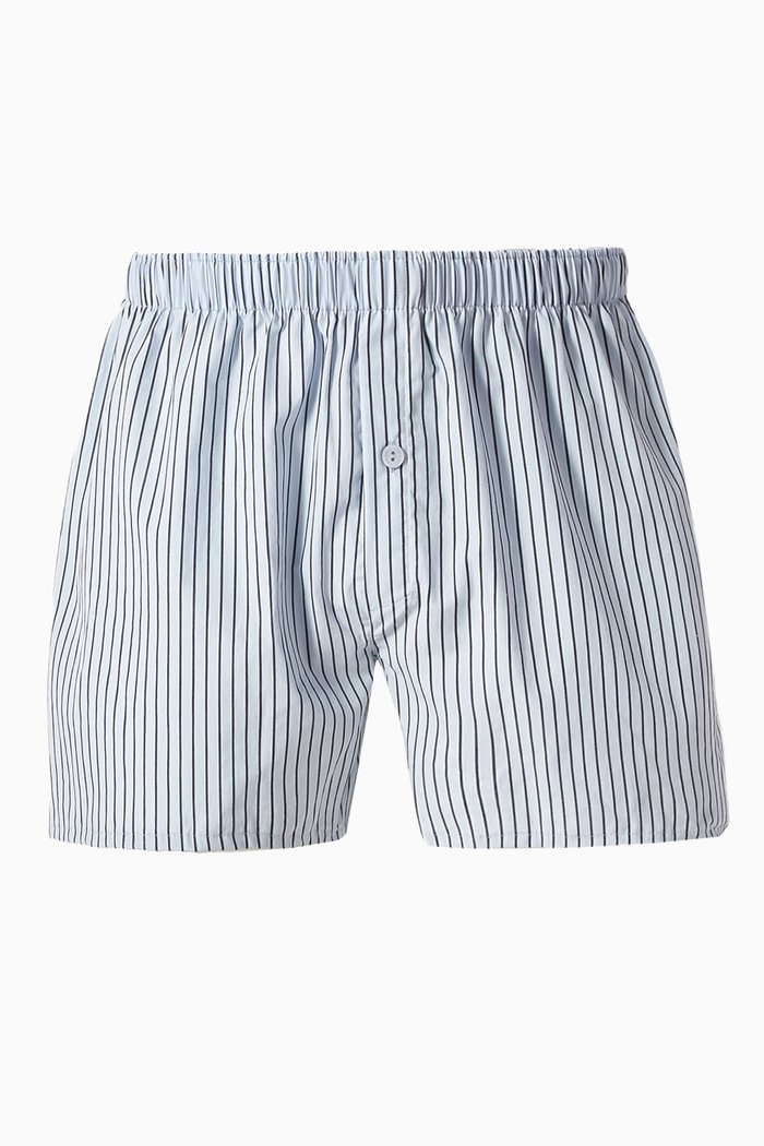 

Woven Boxers in Cotton, Grey