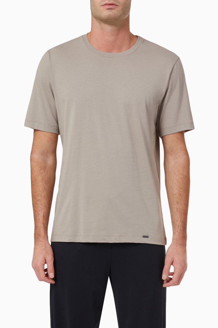 

Living T-shirt in Cotton, Grey