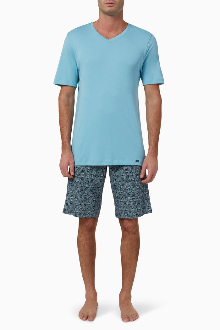 Pyjama Set in Cotton, Multicolour