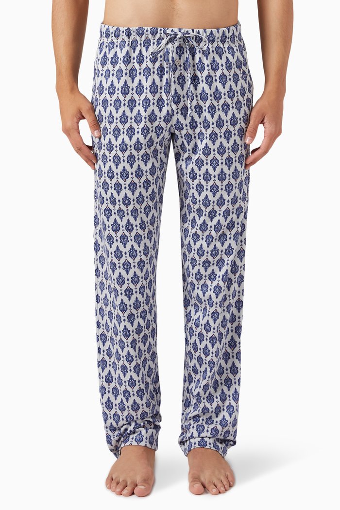 

Night & Day Pants in Cotton, Blue