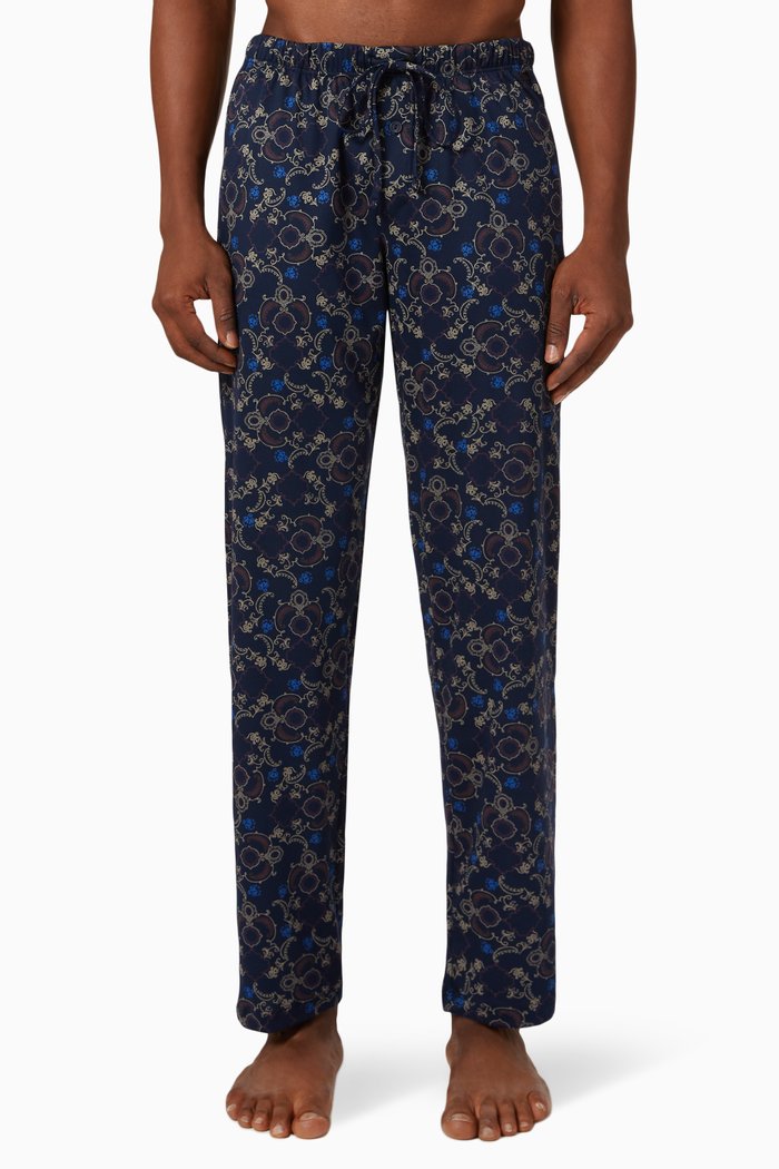 

Night & Day Pants in Cotton, Blue