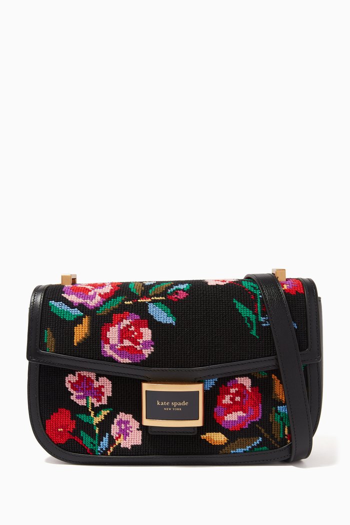 

Medium Katy Convertible Shoulder Bag, Black