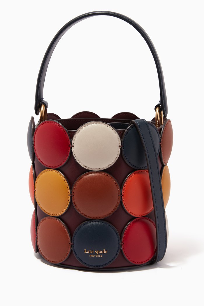 

Small Dottie Bucket Bag in Leather, Multicolour