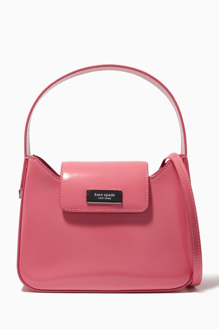 

Mini Sam Icon Hobo Bag in Spazzolato Leather, Pink