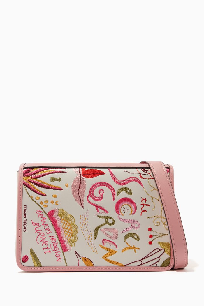 

Storyteller 3D Book Crossbody Bag in Leather, Multicolour