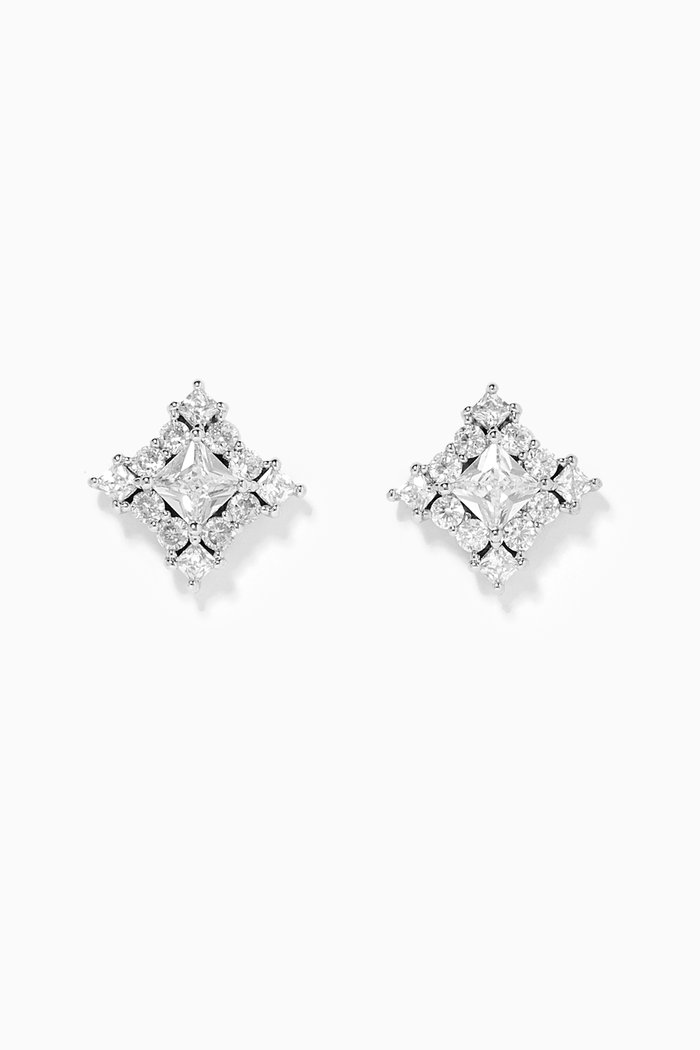 

Magic Moment Stud Earrings in Metal, Silver