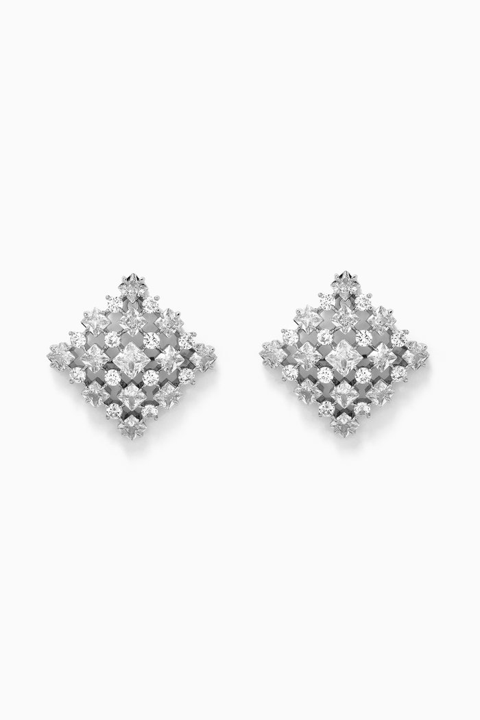 

Magic Moment Stud Earrings in Metal, Silver