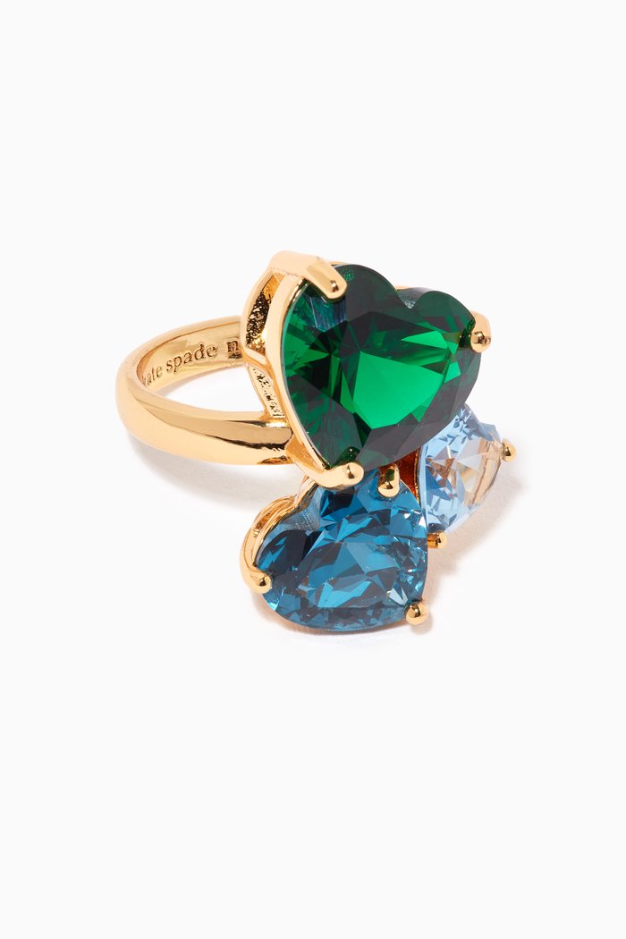 My Love Cluster Ring in Metal, Blue