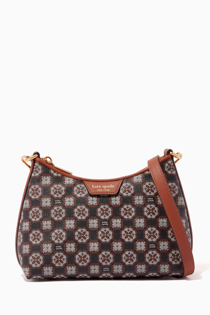 

Spade Flower Crossbody Bag in Coated-canvas, Black