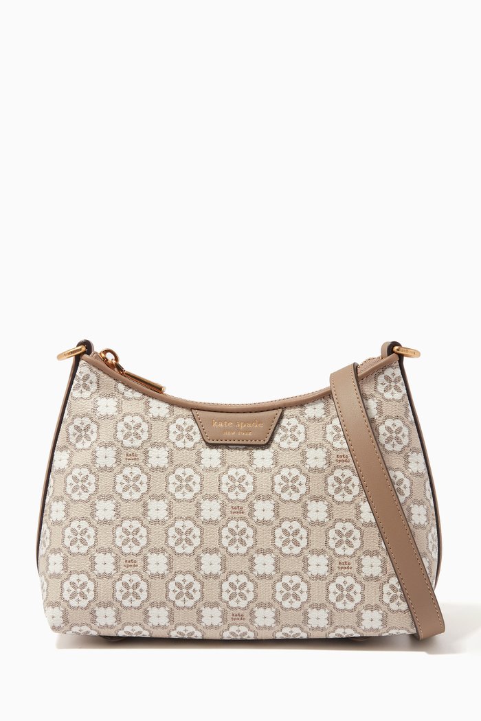 

Spade Flower Crossbody Bag in Coated-canvas, Neutral