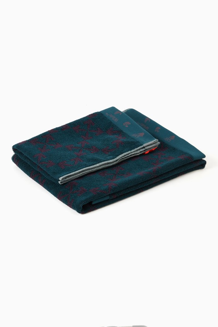 

Arrow Towel Set in Cotton Terry, Blue