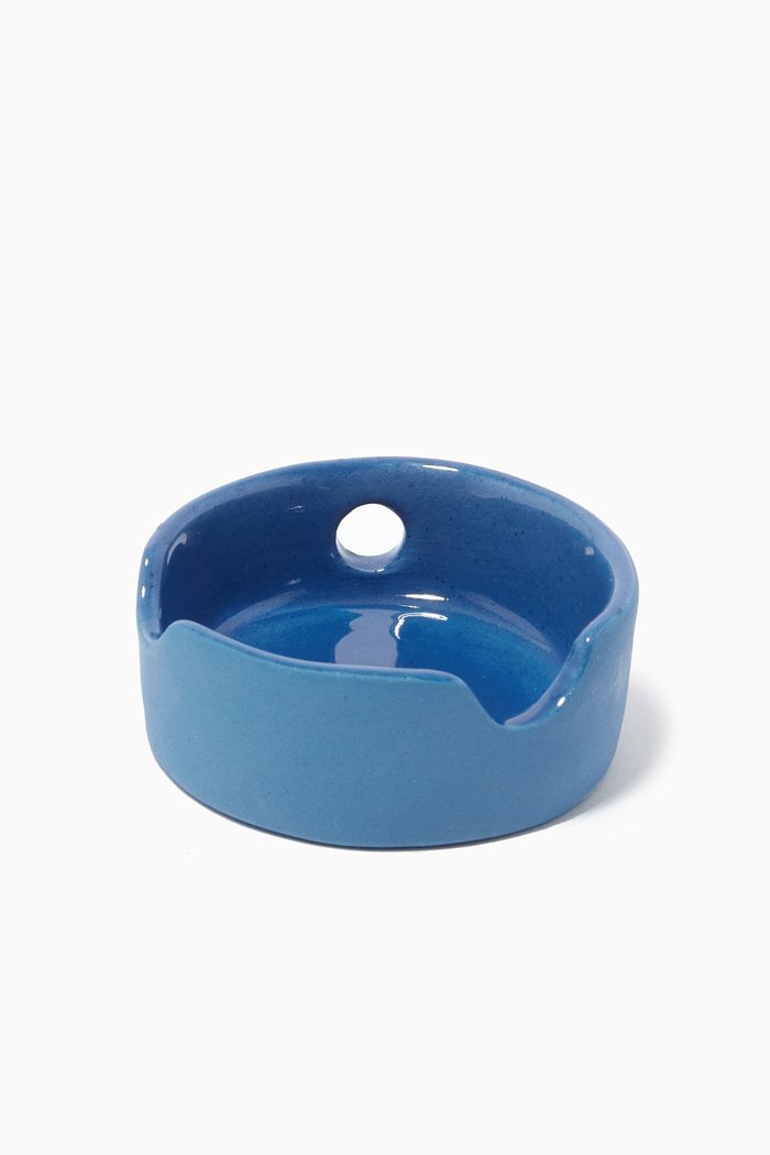 

Meteor Ashtray in Ceramics, Blue
