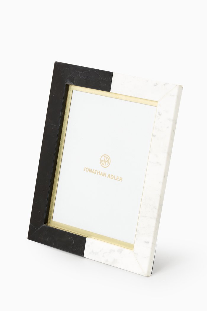 Canaan Frame in Marble, Black