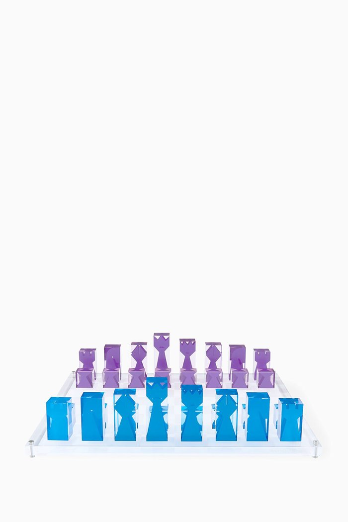 

Acrylic Chess Set, Multicolour