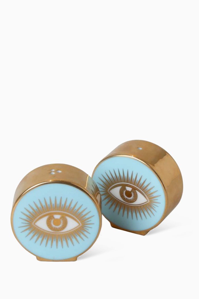 Le Wink Salt & Pepper Shaker Set, Blue