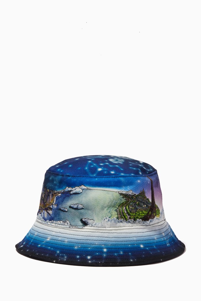 

Vol de Nuit Bucket Hat in Denim, Blue