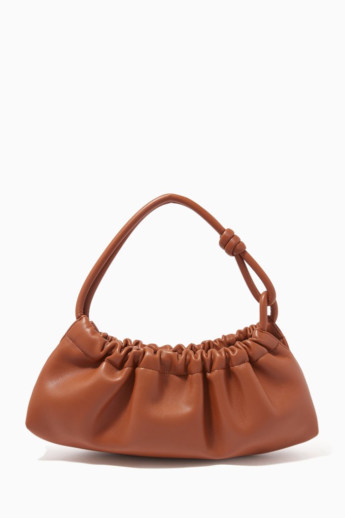 Valerie Shoulder Bag in Alt-leather, Brown