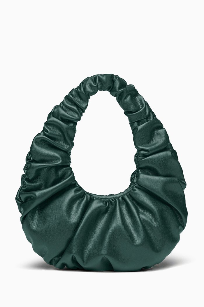 

Anja Baguette Bag in Vegan Leather, Green